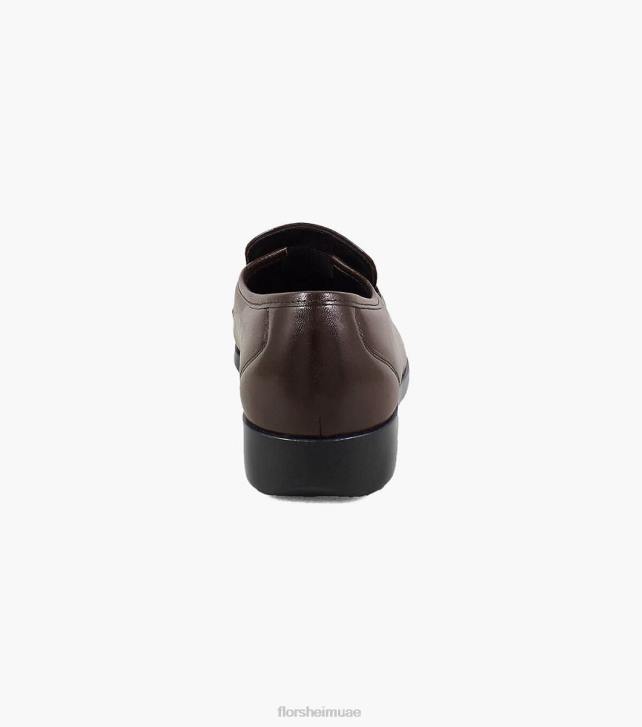 Florsheim رجال rovito moc اصبع القدم بت متعطل 6B6H257 بني الأحذية
