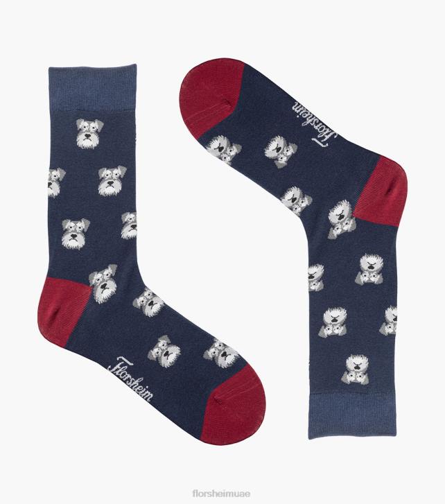 Florsheim للجنسين الجوارب طاقم اللباس schnauzer 6B6H564 القوات البحرية مُكَمِّلات