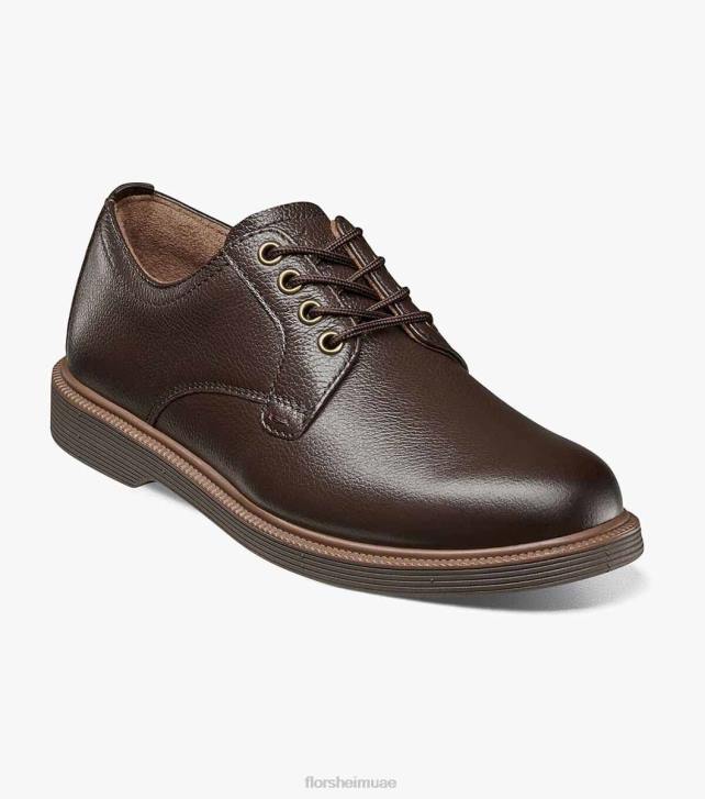 Florsheim أطفال supacush الابن. سهل اصبع القدم أكسفورد 6B6H454 هبط البني الأحذية