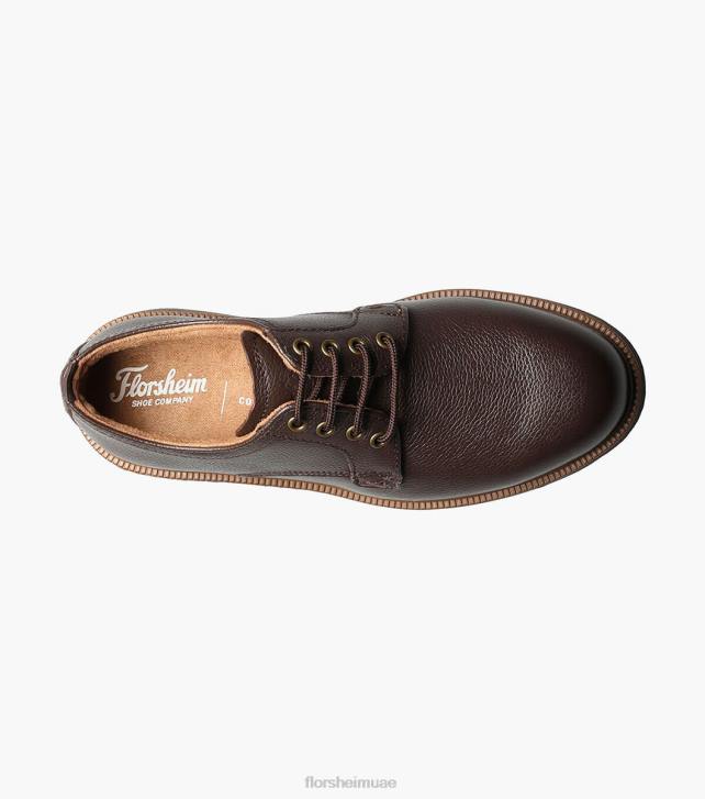 Florsheim أطفال supacush الابن. سهل اصبع القدم أكسفورد 6B6H454 هبط البني الأحذية
