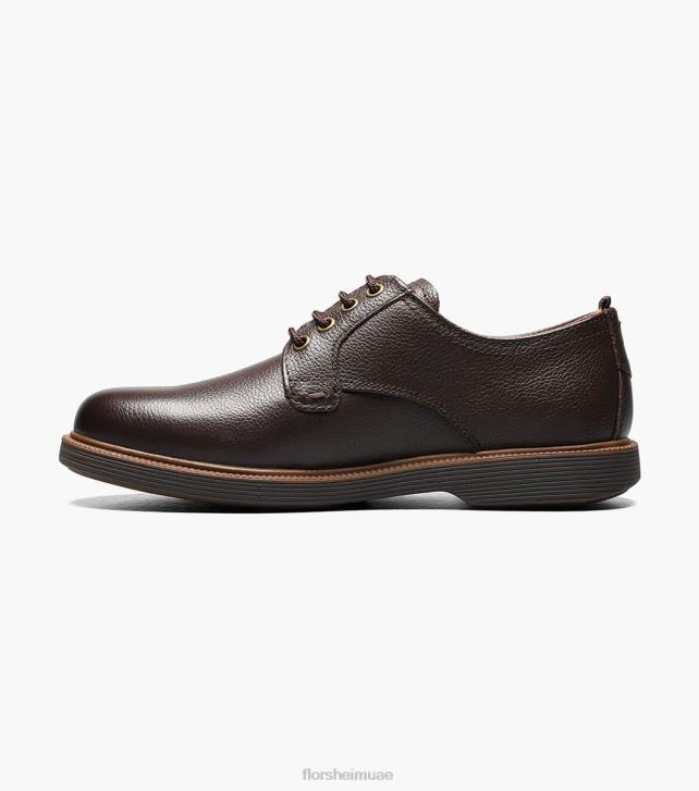 Florsheim أطفال supacush الابن. سهل اصبع القدم أكسفورد 6B6H454 هبط البني الأحذية