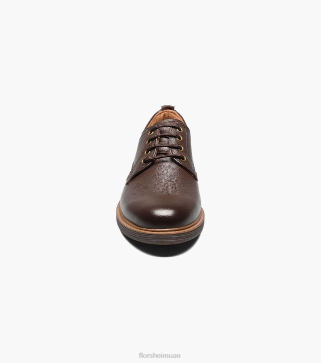 Florsheim أطفال supacush الابن. سهل اصبع القدم أكسفورد 6B6H454 هبط البني الأحذية
