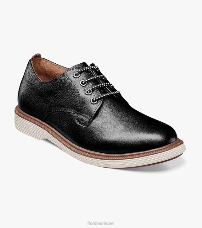 Florsheim أطفال supacush الابن. سهل اصبع القدم أكسفورد 6B6H456 أسود الأحذية