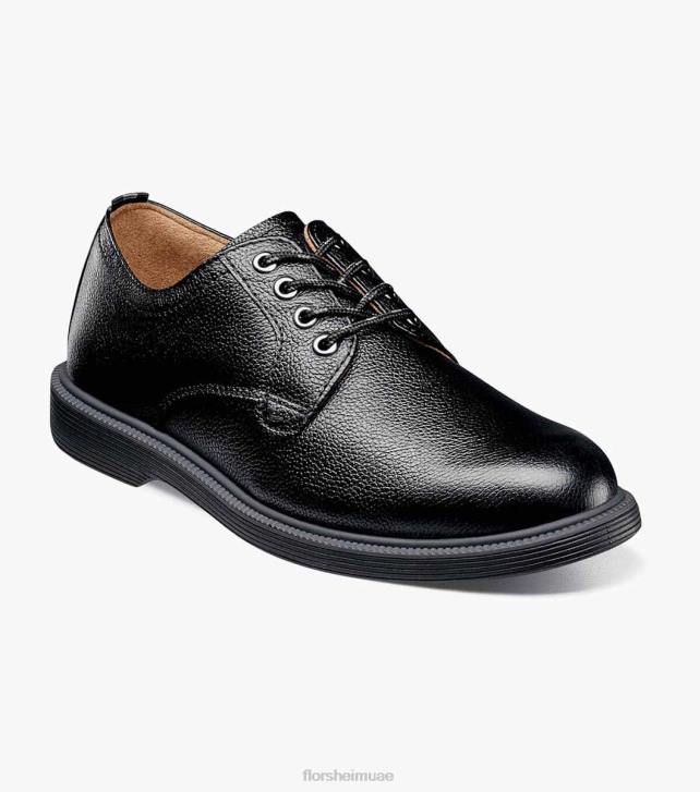 Florsheim أطفال supacush الابن. سهل اصبع القدم أكسفورد 6B6H457 هبط الأسود الأحذية