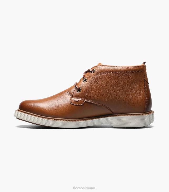 Florsheim أطفال supacush الابن. سهل اصبع القدم التمهيد chukka 6B6H449 كونياك الأحذية