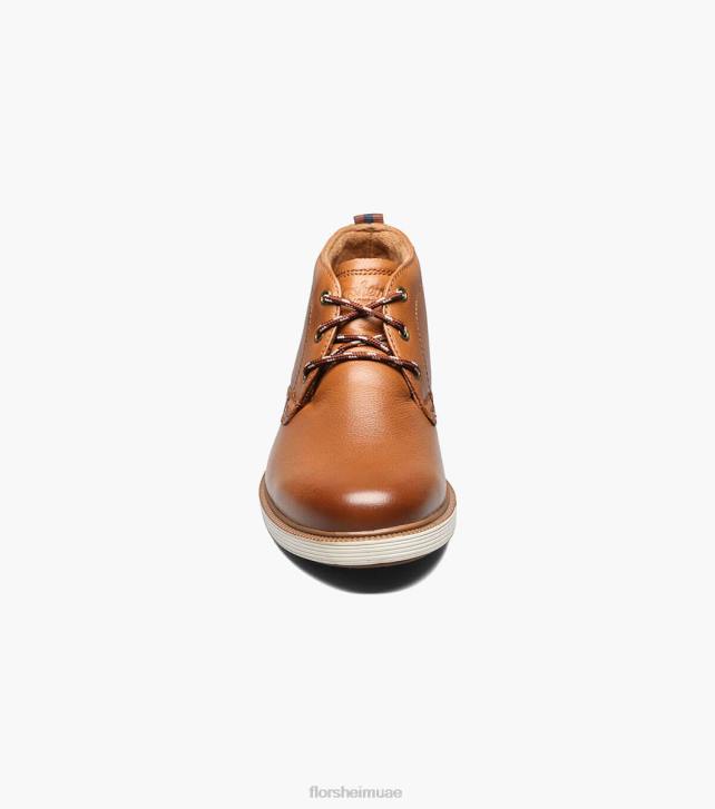 Florsheim أطفال supacush الابن. سهل اصبع القدم التمهيد chukka 6B6H449 كونياك الأحذية