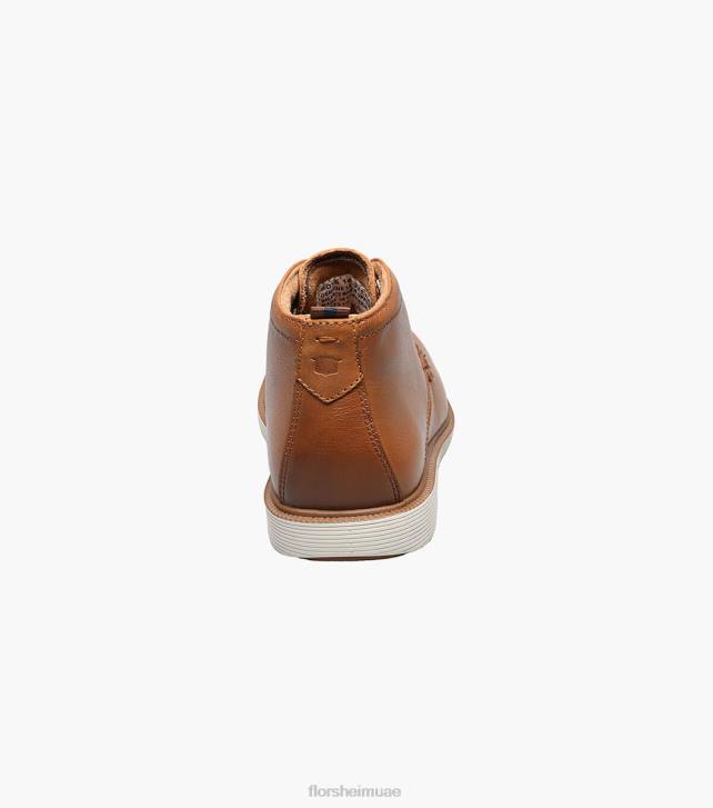 Florsheim أطفال supacush الابن. سهل اصبع القدم التمهيد chukka 6B6H449 كونياك الأحذية
