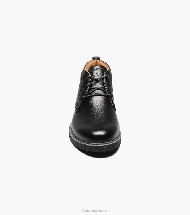 Florsheim أطفال supacush الابن. سهل اصبع القدم التمهيد chukka 6B6H451 هبط الأسود الأحذية