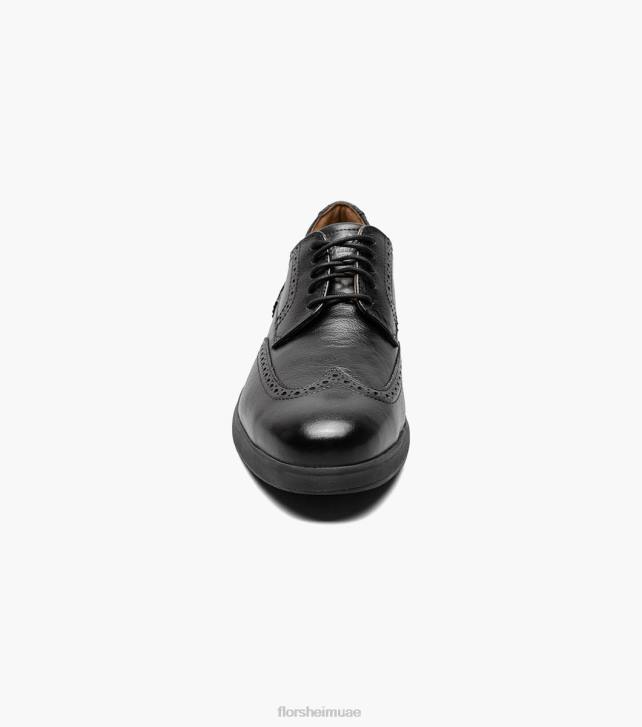 Florsheim رجال الذوق العمل الصلب اصبع القدم wingtip أكسفورد 6B6H405 أسود الأحذية