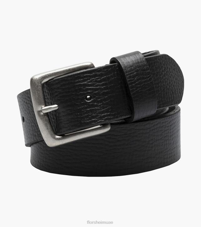 Florsheim للجنسين wyatt حزام جلد طبيعي 6B6H538 أسود مُكَمِّلات